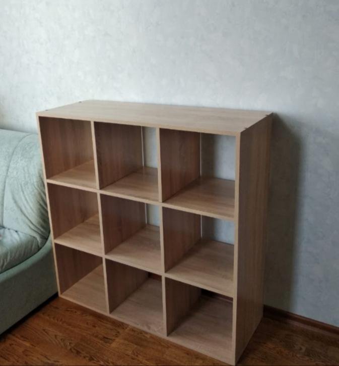 Стеллаж на 9 ячеек(3×3) по типу Икеа Каллакс – купить в Москве, цена 4 ...