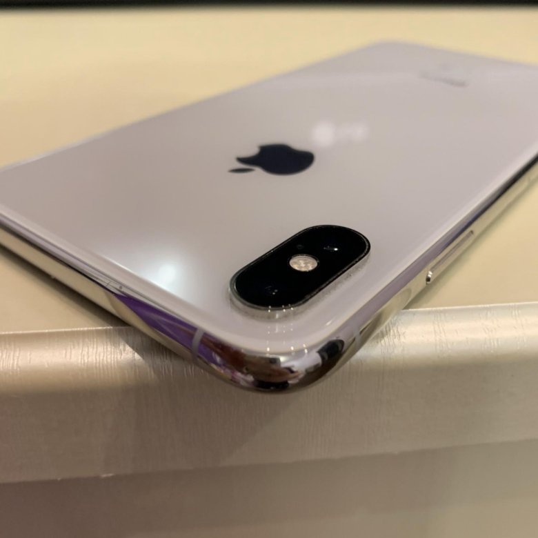 Xs max silver фото