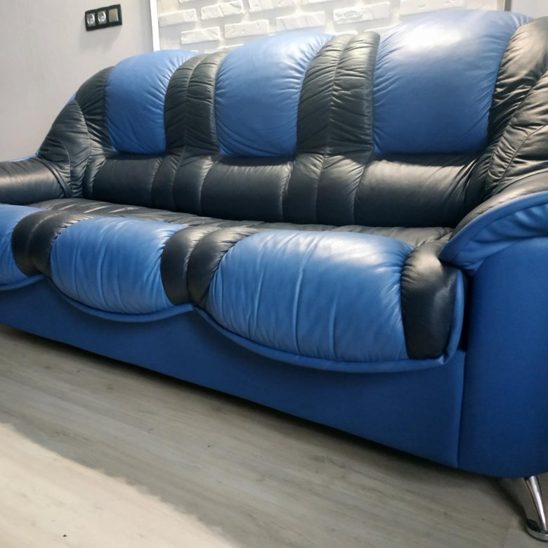 Кожаный диван – купить в Санкт-Петербурге, цена 30 000 руб., продано 18 ...