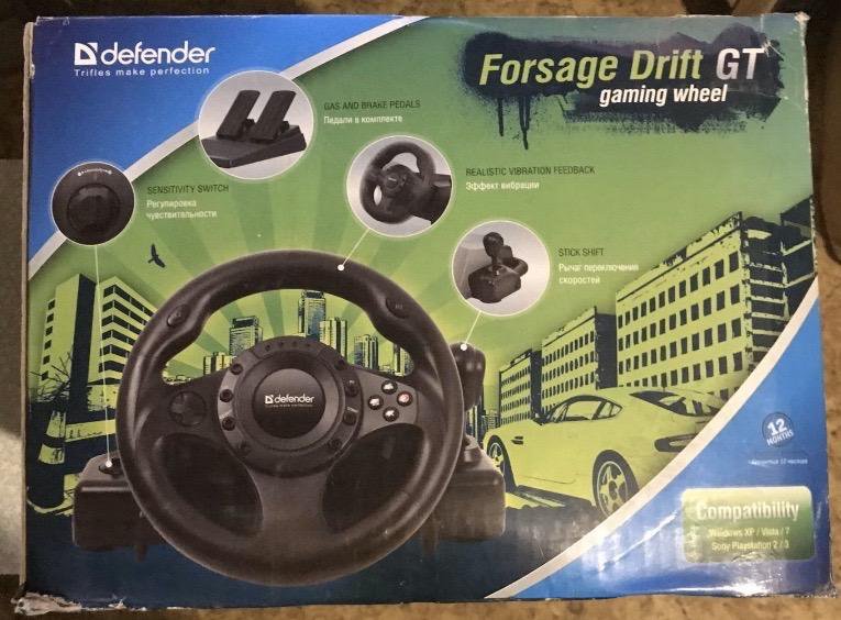 Драйвера на руль defender drift gt. Defender Forsage Drift gt. Defender Forsage Drift gt драйвер. Сега с рулем. Defender Forsage Drift gt разборка.