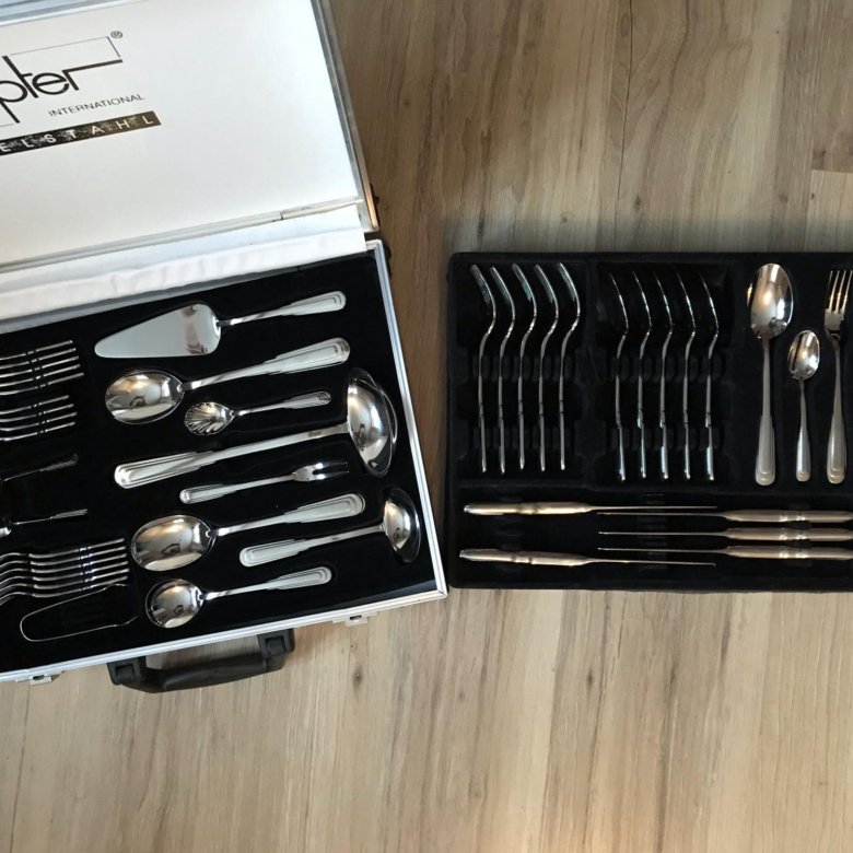 Набор ложек и вилок цептер на 12 персон. Набор zepter на 12 персон. Набор столовых приборов zepter. Zepter столовые приборы на 12. Наборы вилок цептер.