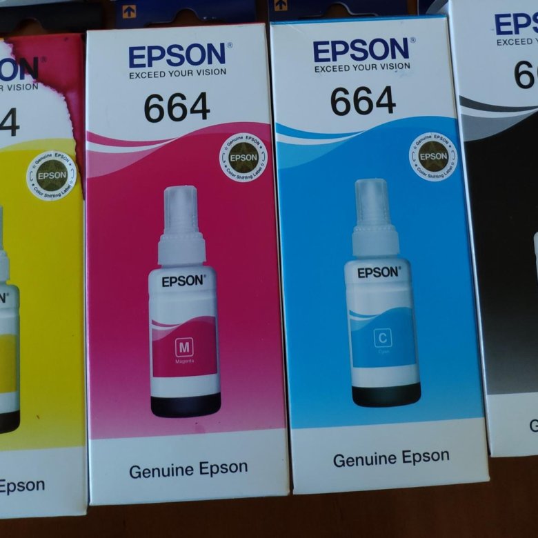 Краска для принтера epson 664. Краска для принтера epson 664