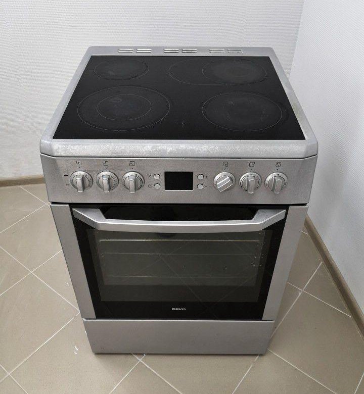 Беко csm 67300 gm как снять стекло Плита электрическая Beko CSM 67300 GS - купить в Вологде, цена 9 300 руб., прода