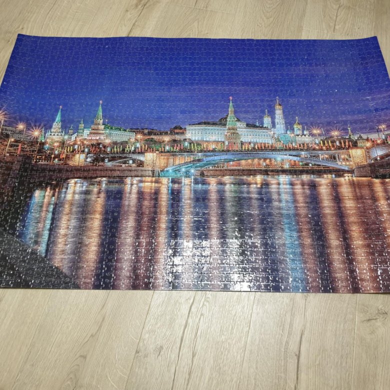 Размер картины из 1000 пазлов