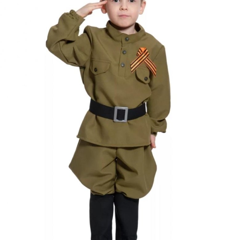 Костюм солдата детский