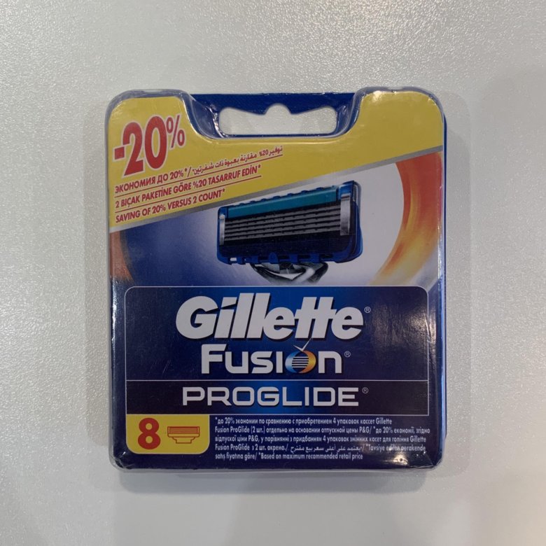 PROGLIDE кассеты Fusion PROGLIDE для мужчин, 8 шт.