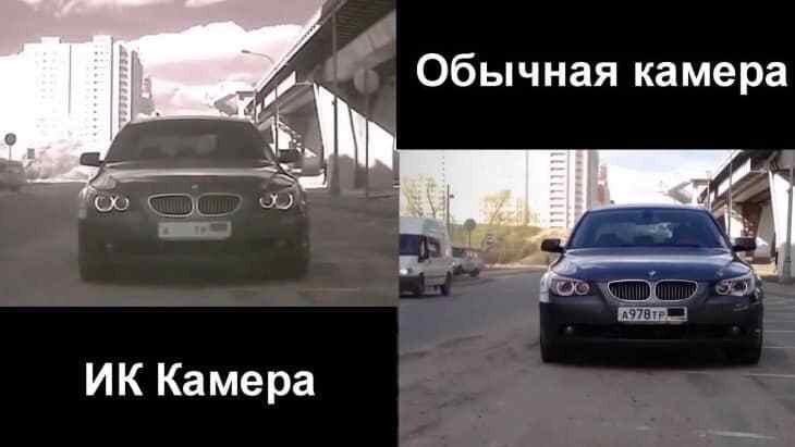 Зависимость эффективности от угла установки номерного знака