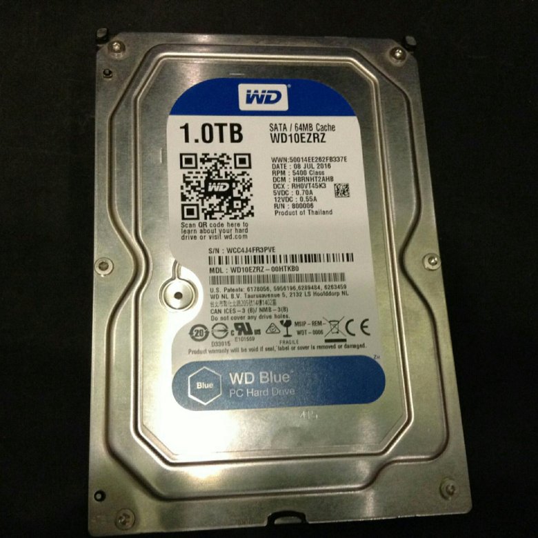 Диск wd blue 1tb