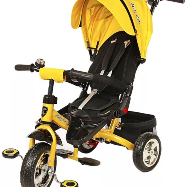 Детский велосипед с ручкой желтый. Трехколесный велосипед Moby Kids leader t400. Leader Kids велосипед 3-колесный с ручкой. Велосипед Moby Kids трехколесный. Moby Kids leader велосипед 3-колесный.