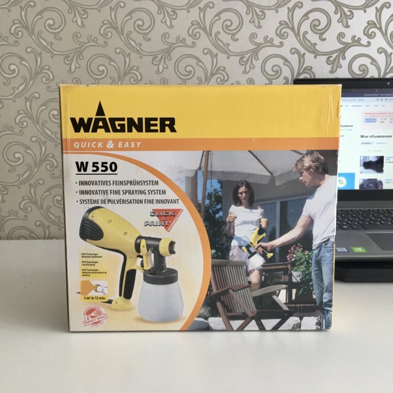 Краскопульт электрический wagner w550 для тортов