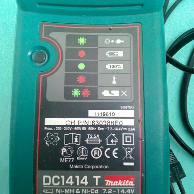 Зарядное устройство Makita DC1414T – купить в Москве, цена 890 руб ...