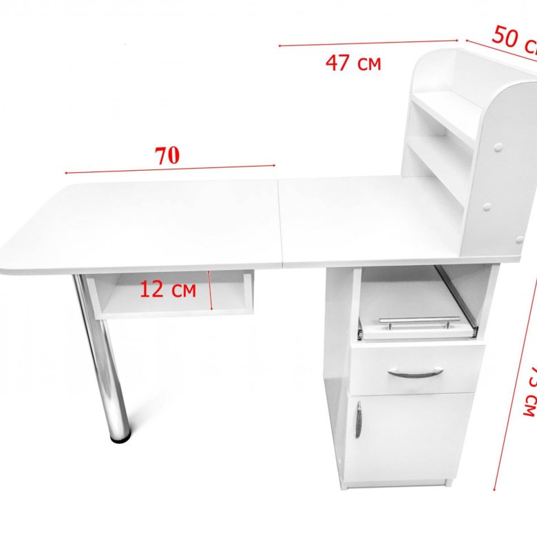 Чертеж стола для маникюра