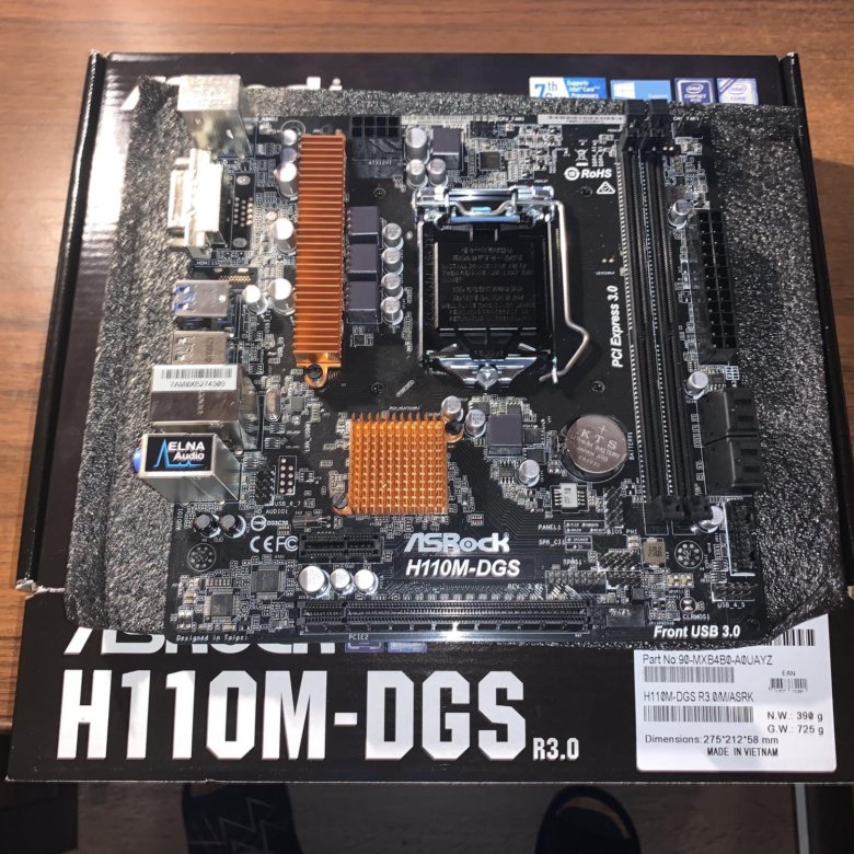 Asrock h110m dgs схема