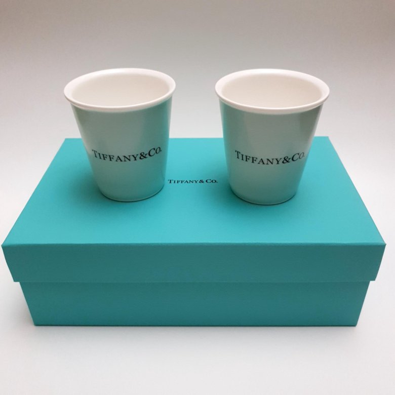Бумажные стаканчики Tiffany & co из фарфора – купить в Москве, цена 8 ...