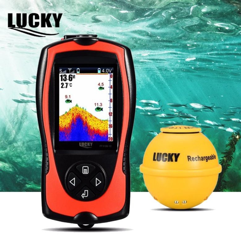 Lucky fish finder. Эхолот Lucky FF-1108. Эхолот Lucky Fish Finder ff1108-1ct. Lucky ff1108-1ct портативный Fish Finder 100m / 300ft. Эхолот лаки ff1108-1 CLA.