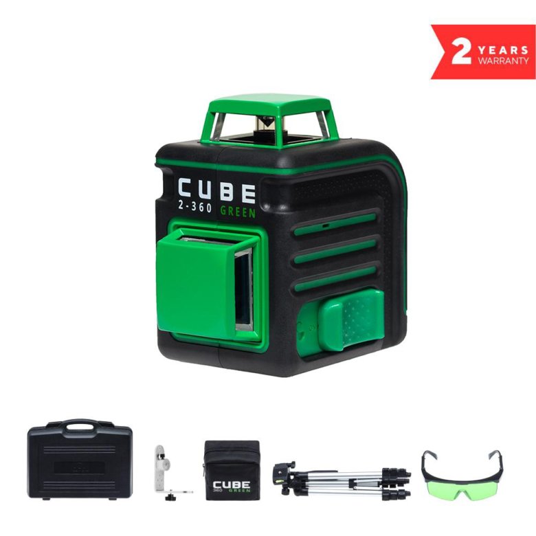 Лазерный уровень ada cube 360 green. Ada Cube 2-360 Green. Построитель Green 2 360.