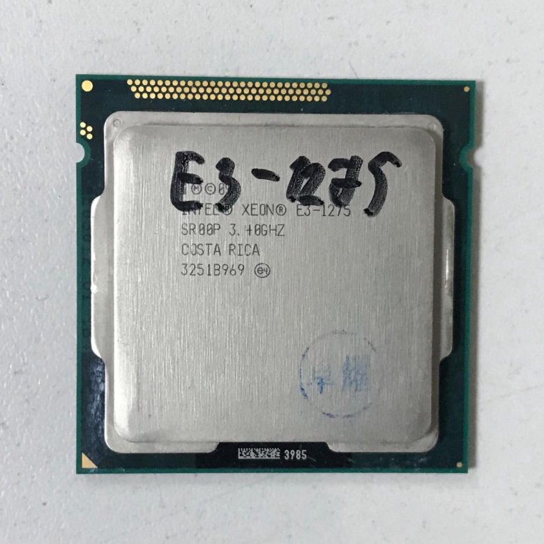 Xeon e3 1275 v2. Зеон е3 1275