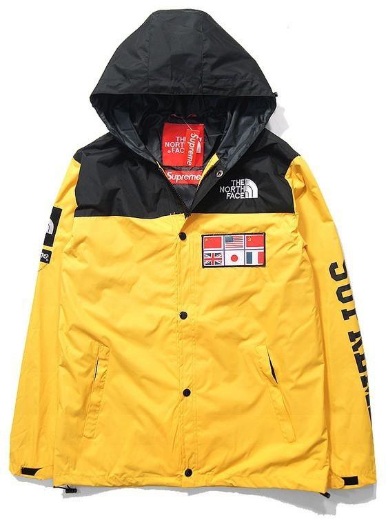 Tnf x supreme ветровка карта