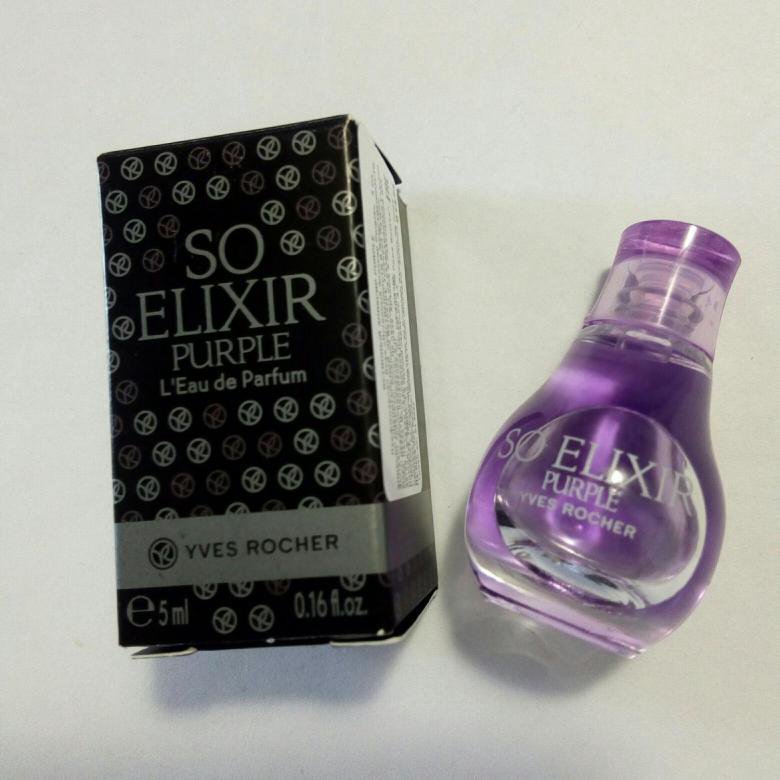 Purple elixir type soul. So Elixir Purple Yves Rocher 5 мл. Духи so Elixir Purple Yves Rocher. Ив Роше истинный эликсир Purple. So Elixir Yves Rocher миниатюра.