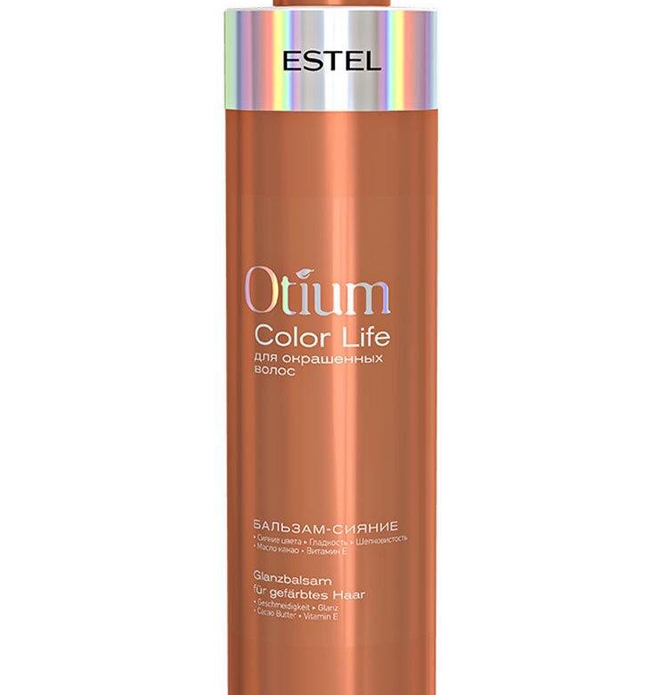 Otium color life. Эстель Color Life бальзам 1000. Шампунь Эстель для окрашенных волос. Шампунь Эстель деликатный для окрашенных волос. Бальзам отиум для окрашенных волос.