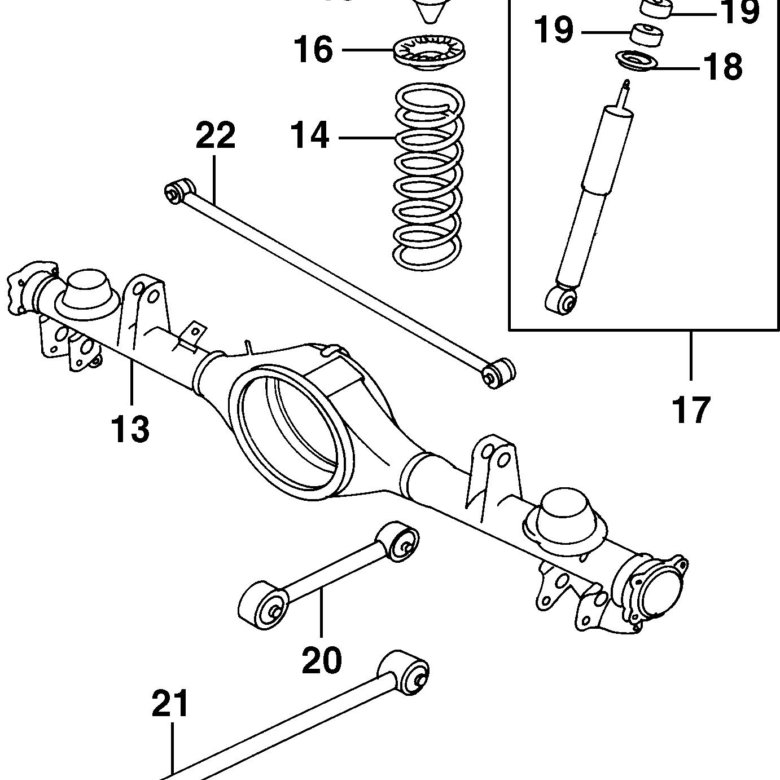 Схема передняя подвеска сузуки гранд витара схема