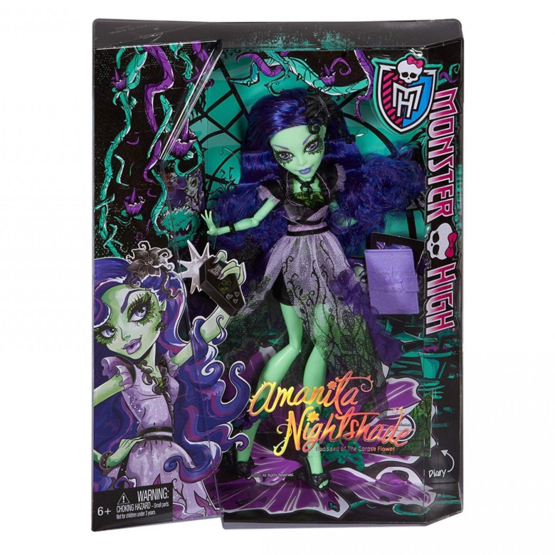 Аманита Найтшейд "Глум & Блум", Монстер Хай – купить в Красноярске ...
