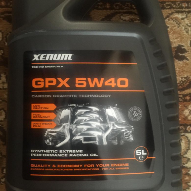 Моторное масло Xenum GPX 5W40 – купить в Москве, цена 4 400 руб., дата ...