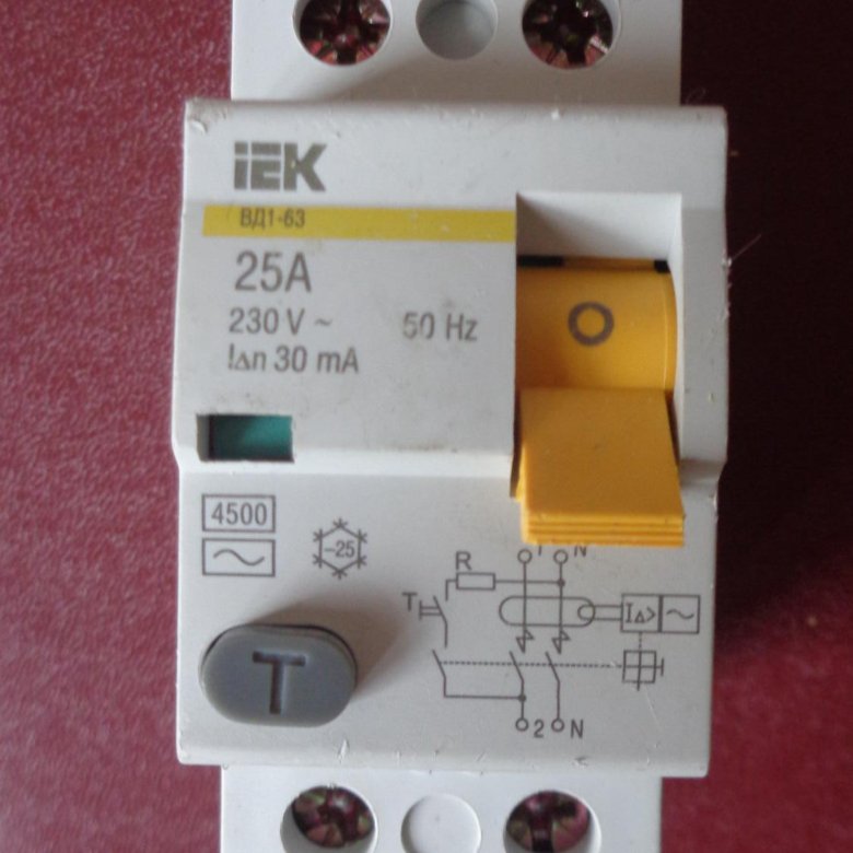 Узо вд1 63 2р 25а. УЗО вд1-63 2р 25а 30ма. УЗО IEK вд1-63 2р 25а 30ма.