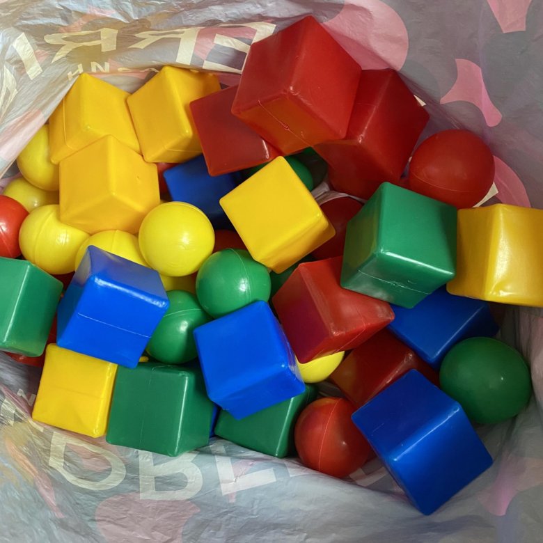 Кубики с шарами