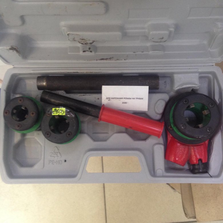 Набор для нарезания резьбы на трубах, новый – купить в Ангарске, цена 2 ...