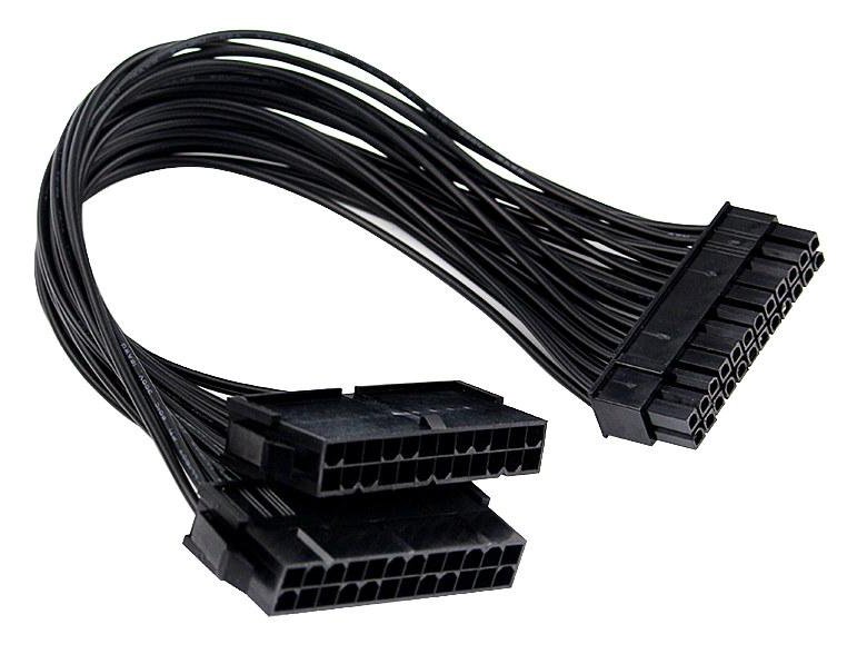 Синхронизатор блока питания TISHRIC. Плоские кабели для БП. Чёрные провода для блока питания. Кабели для модульного блока питания. Синхронизатор блоков