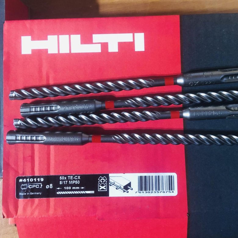 Бур HILTI хилти 8/17 – купить в Москве, цена 250 руб., дата размещения ...