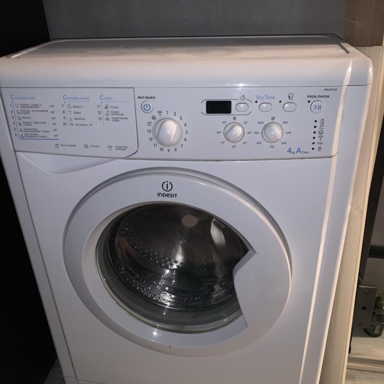 Стиральная машина Indesit. На 4 кг. Узкая – купить в Москве, цена 6 000 ...