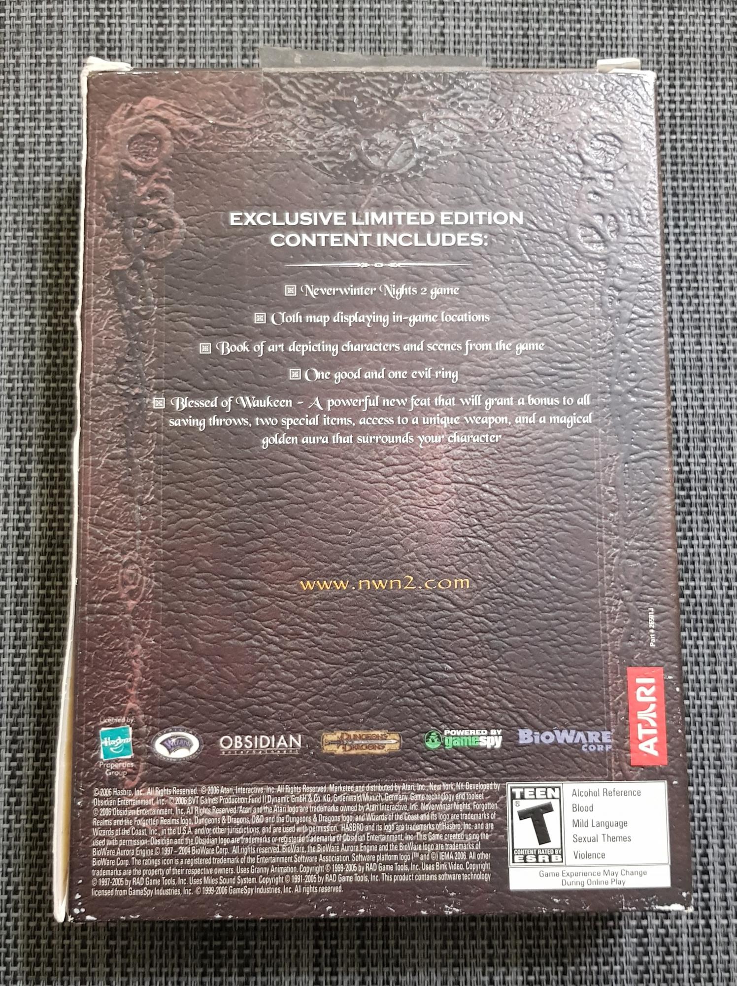 Игра Neverwinter Nights 2 - Limited Edition для PC в Москве 89256150066 купить 2