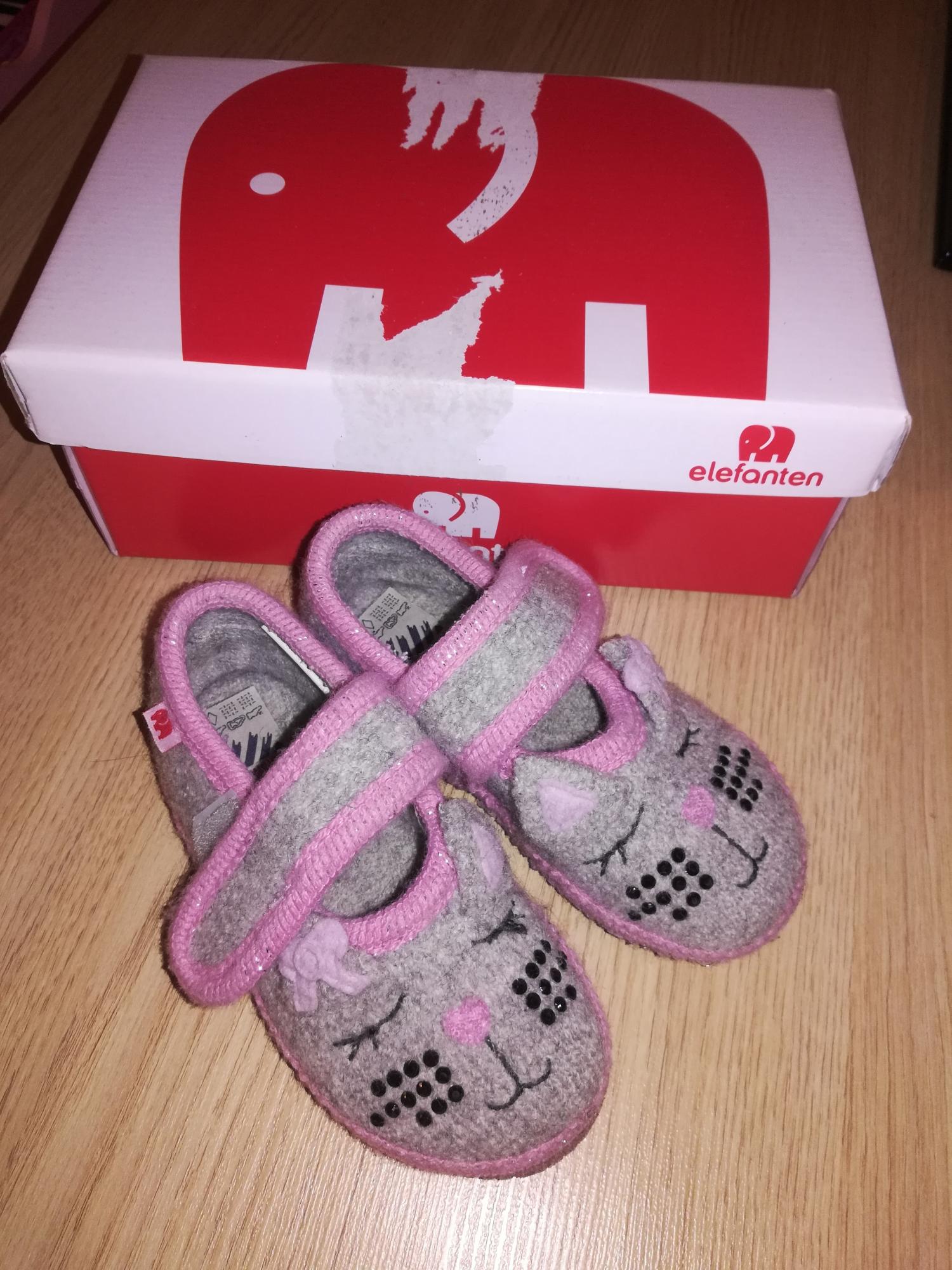 Немецкие тапочки. Elefanten детская обувь. Фирма Elefanten Германия.