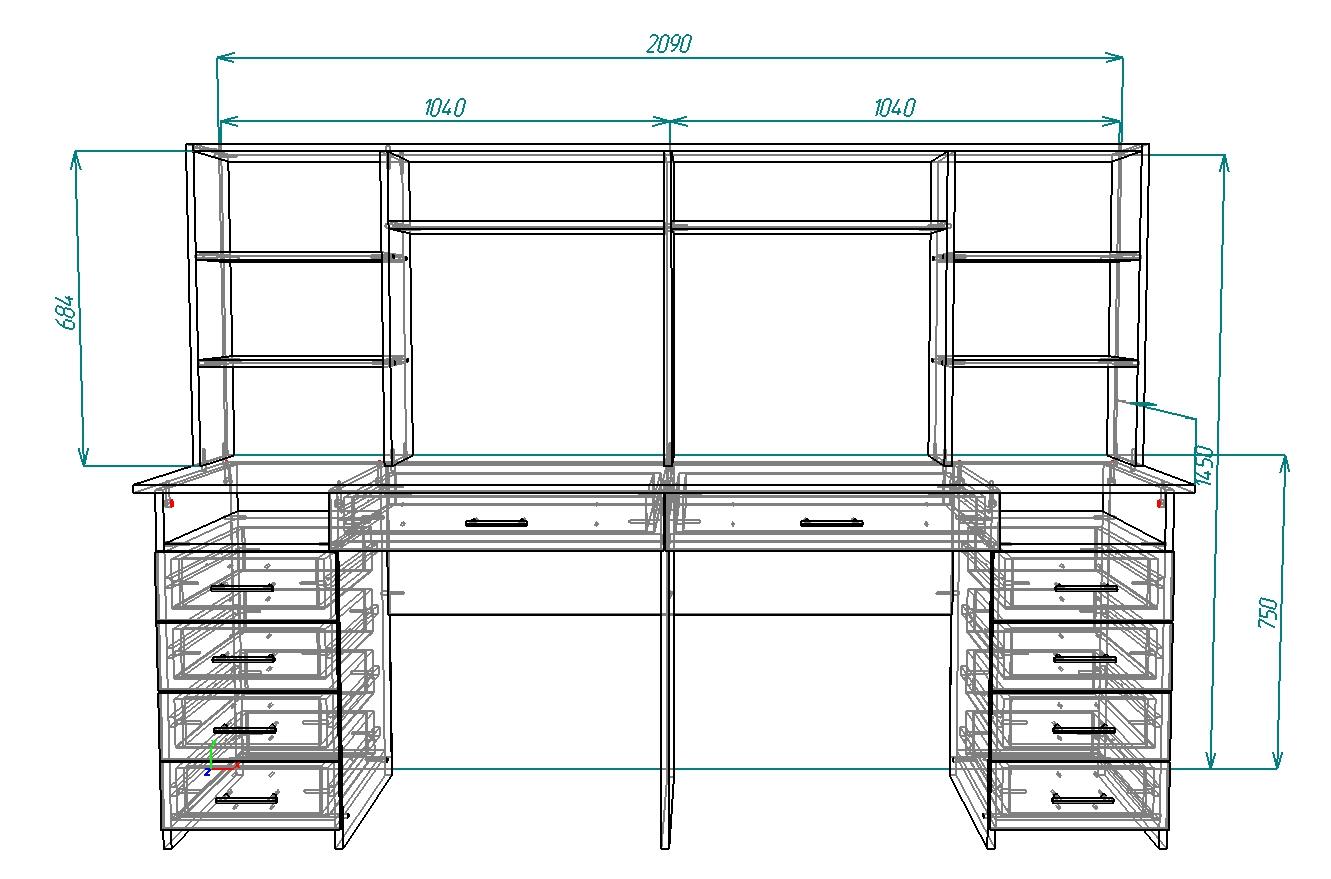 Проект стола рабочего стола