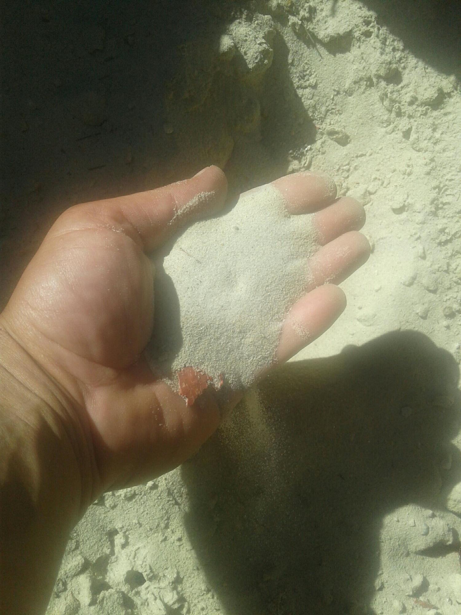 Белый песок(кварцевый) - фотография № 3