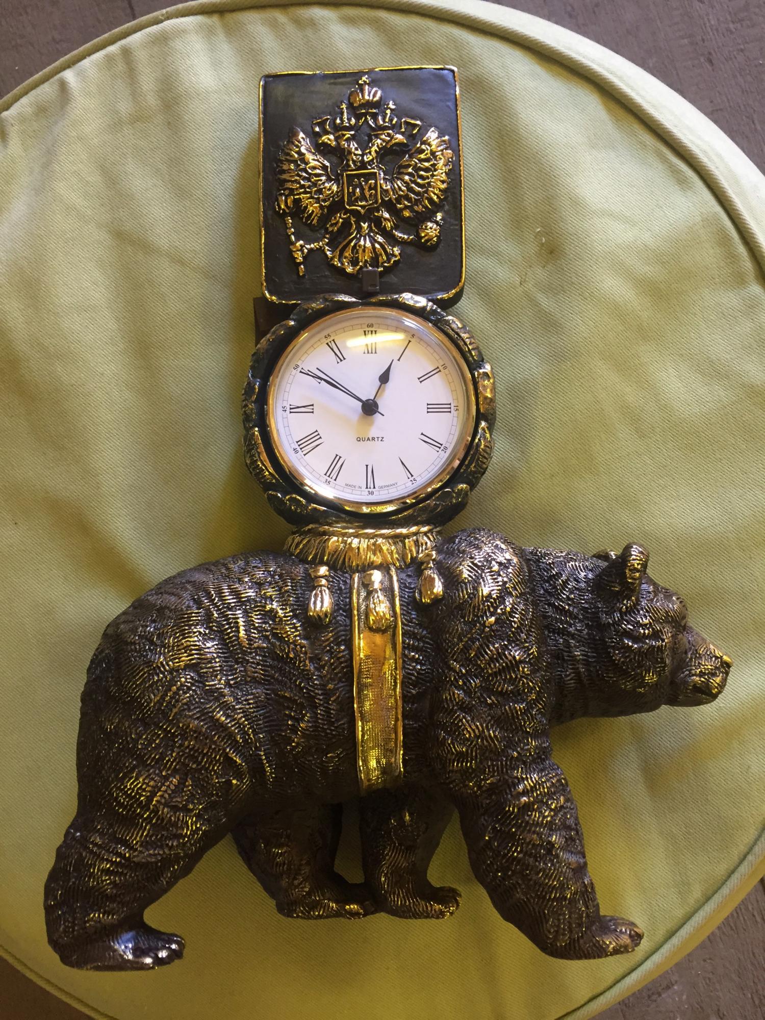 89660020009 Часы новые в коробке настольные bogacho медведь в Москве