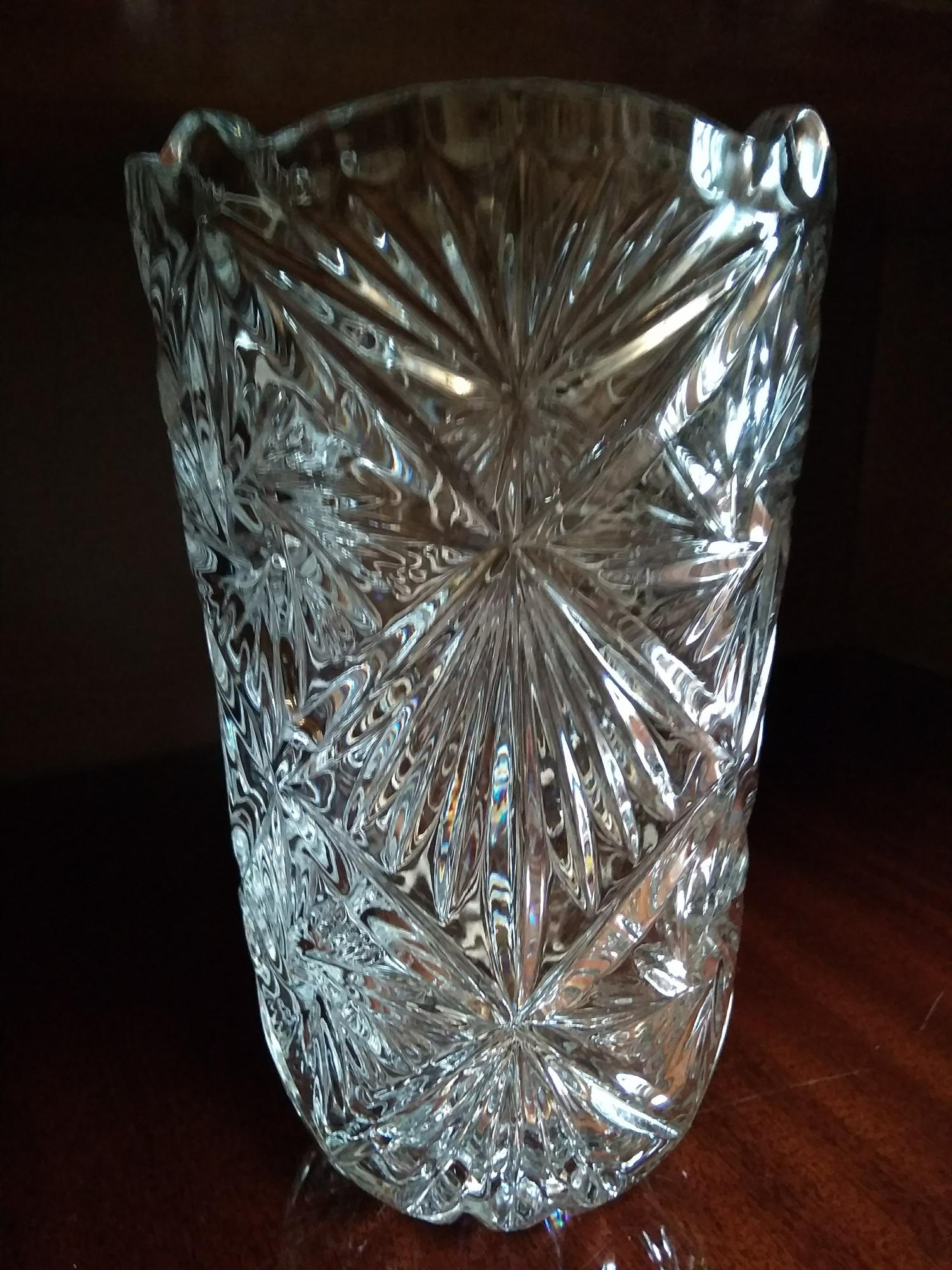 20 хрусталь. вазы из горного хрусталя. хрусталь с нацветом. пепельница хрусталь. ваза-конфетница хрусталь снежинка богемия bohemia чехословакия.