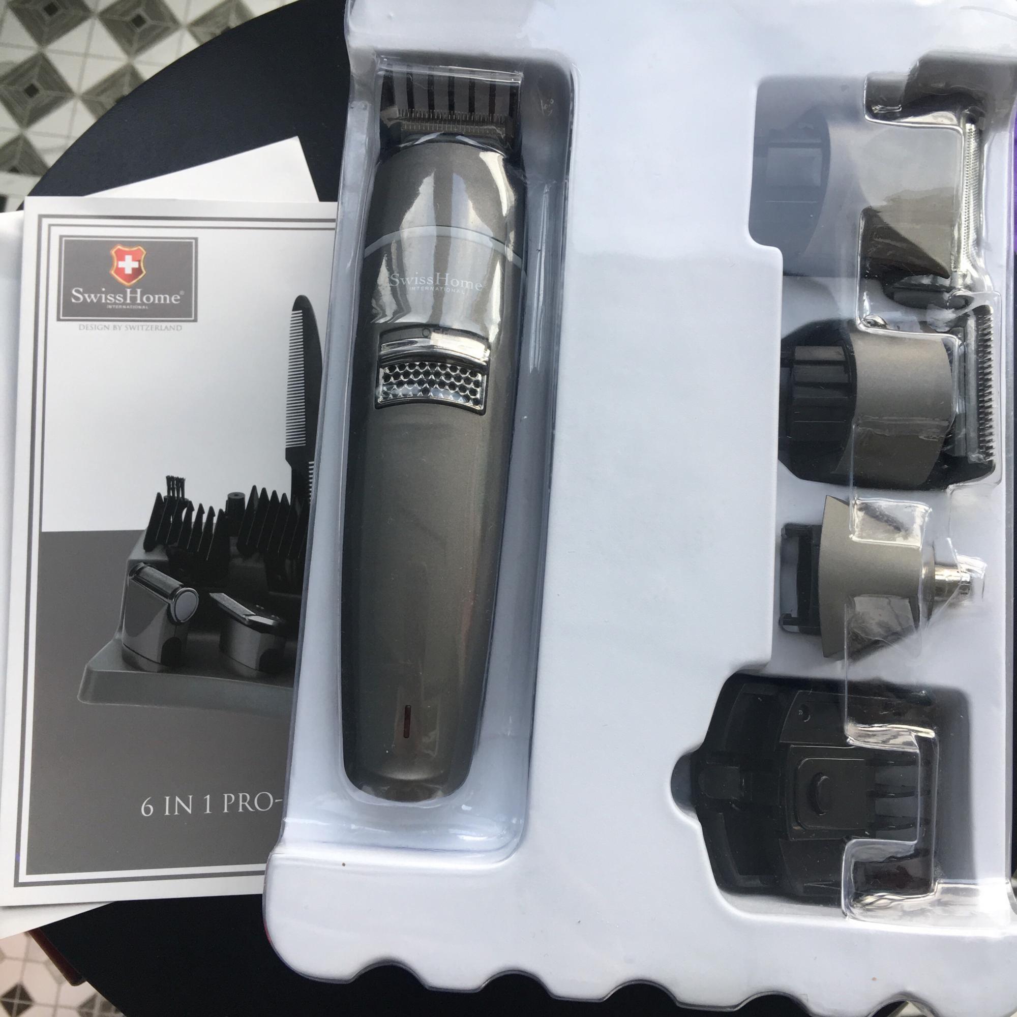 6 в 1 профессиональный набор для стрижки и бритья swiss home sh-6610