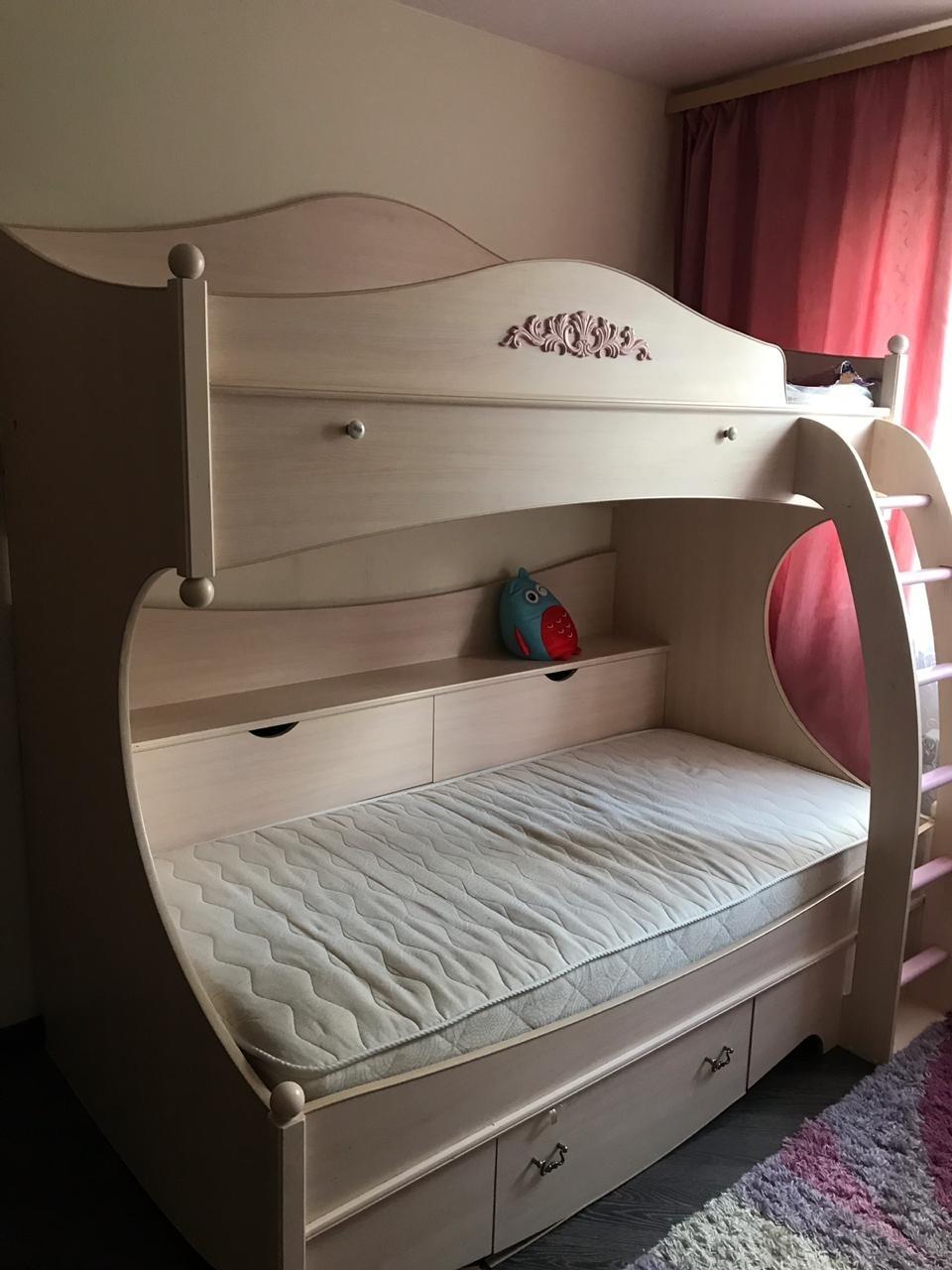 Кроватки для детей двухъярусные на Юле