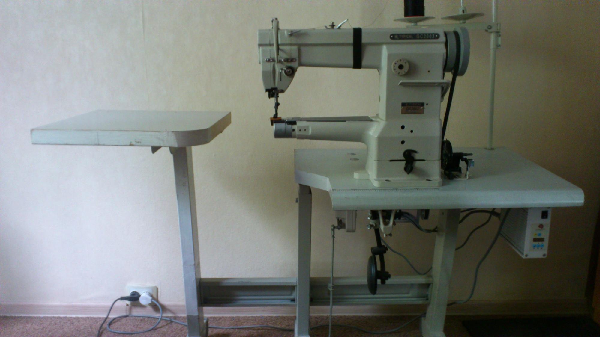 сборка стола для промышленной швейной машины