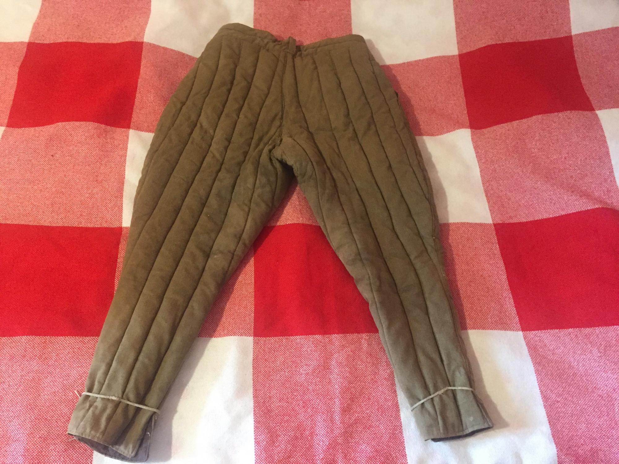 Ватные штаны женские