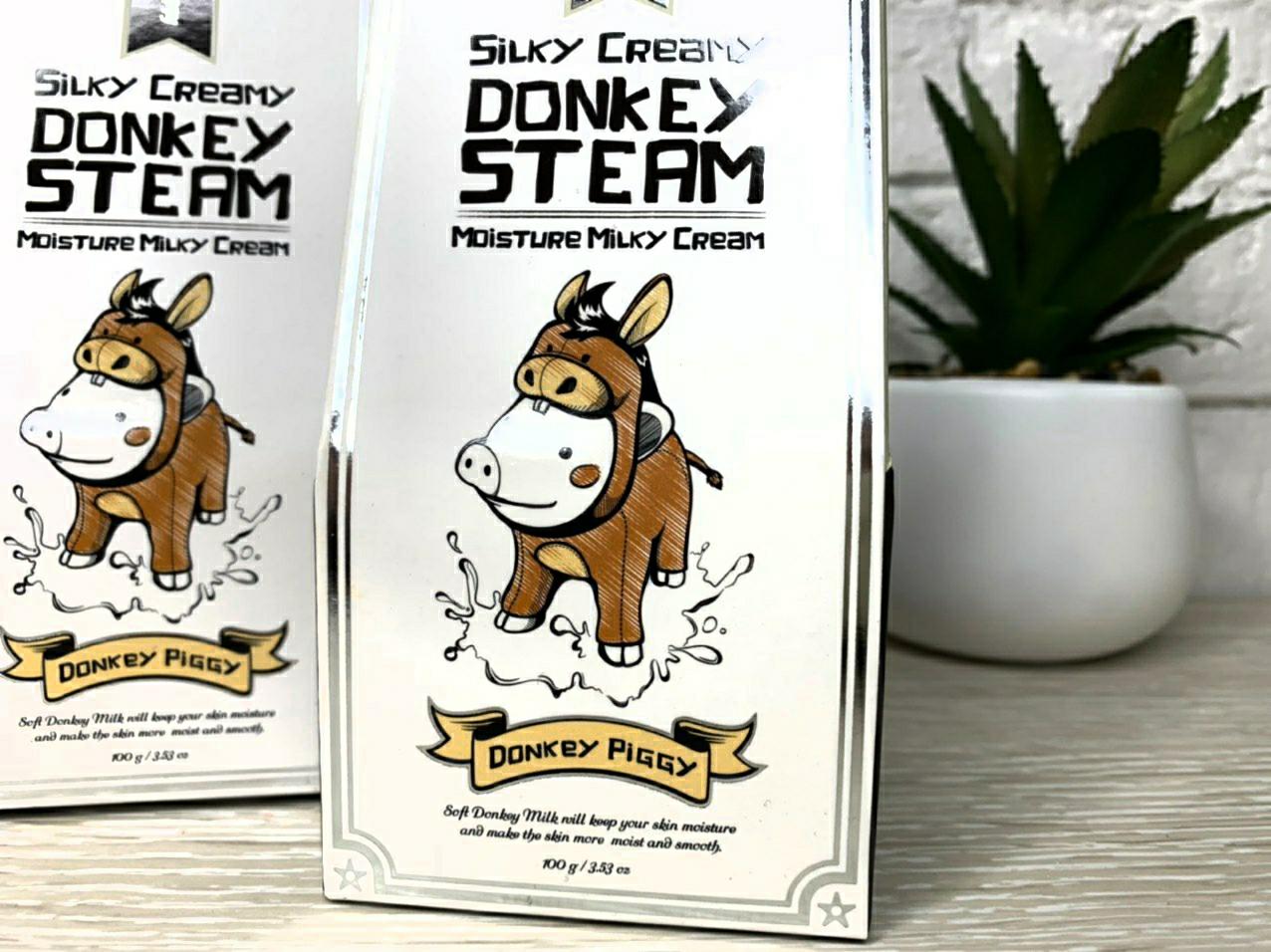 Elizavecca увлажняющий крем silky creamy donkey steam moisture milky cream фото 117