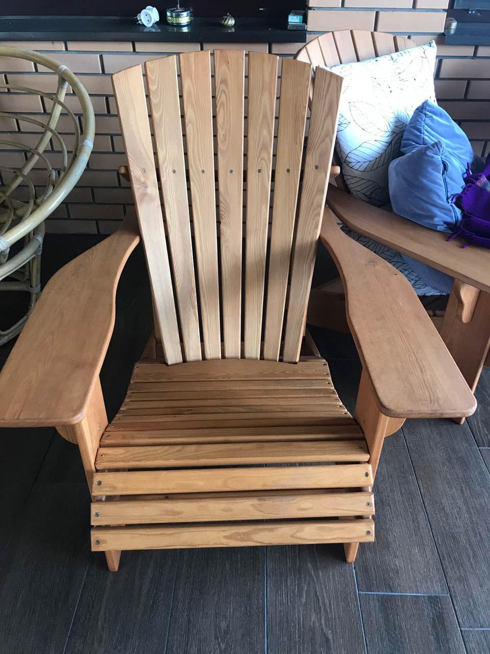 Деревянное кресло Адирондак
